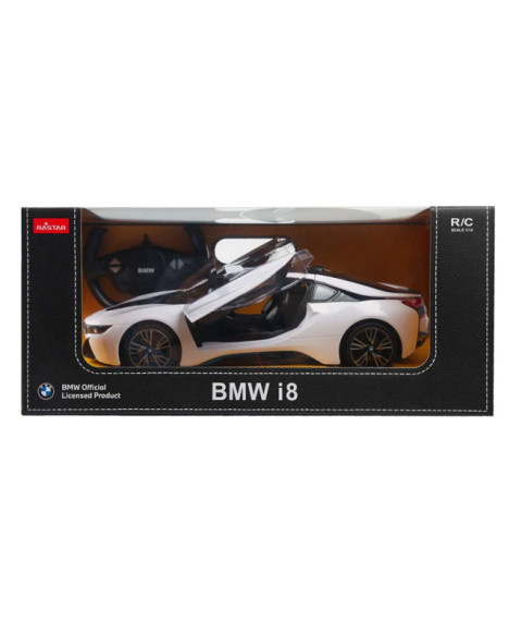 Masina cu telecomanda RASTAR 1:14 BMW i8, 71000, alba